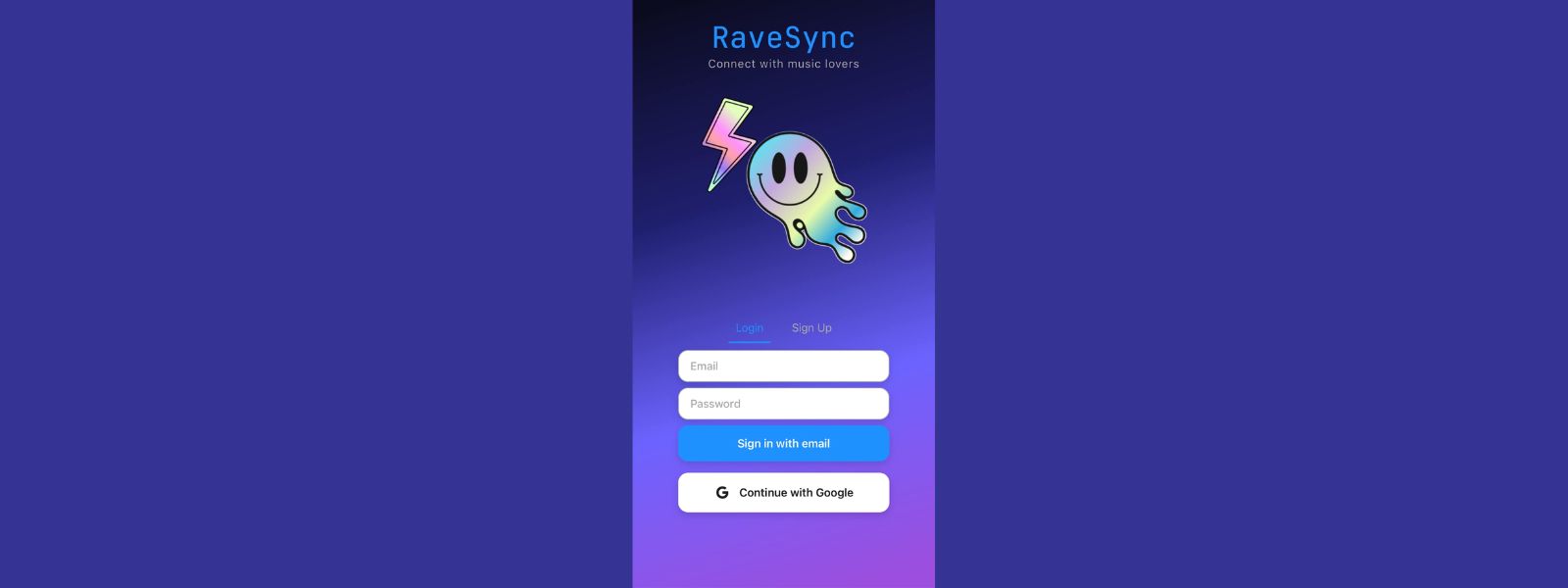 RaveSync Mobile App